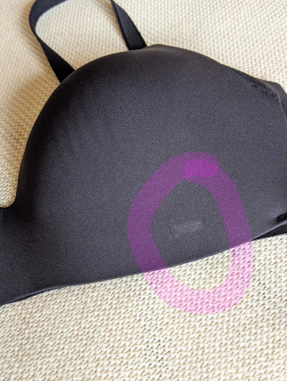 Knix Wireless Seamless Black Bra Size 2 - Picture 6 of 7